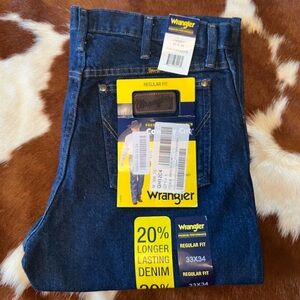 Wrangler Men's Premium Performance Cowboy Cut Regular Fit Jeans 33 x 34